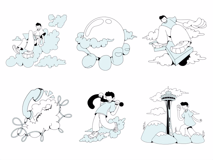 Unique Subscription Agency Illustrations