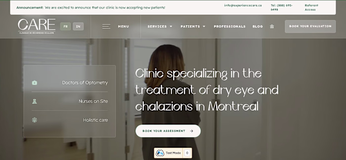Eye Care Web App (Webflow, Wized, Xano, Airtable, Memberstack)