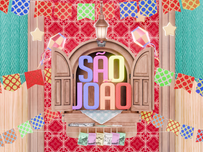 3D Artwork - Brazilian São João festival