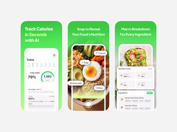 Calorie Tacker App Screenshots