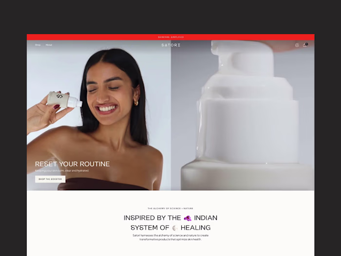 Satori Skin - Shopify Semi-Custom Updates + Development