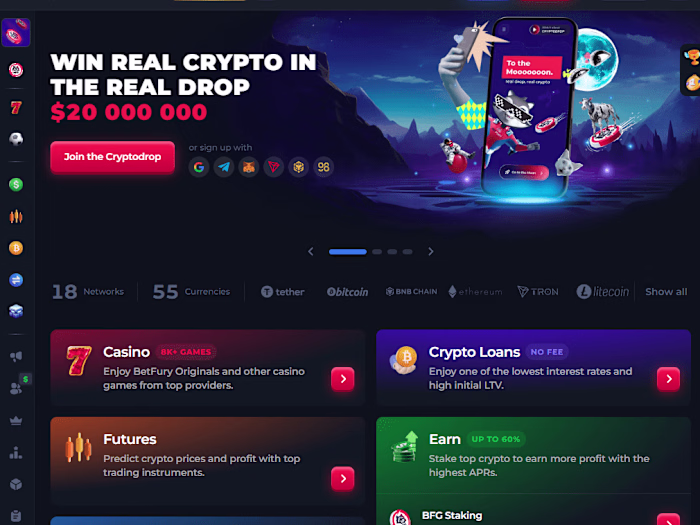Crypto Betting Website