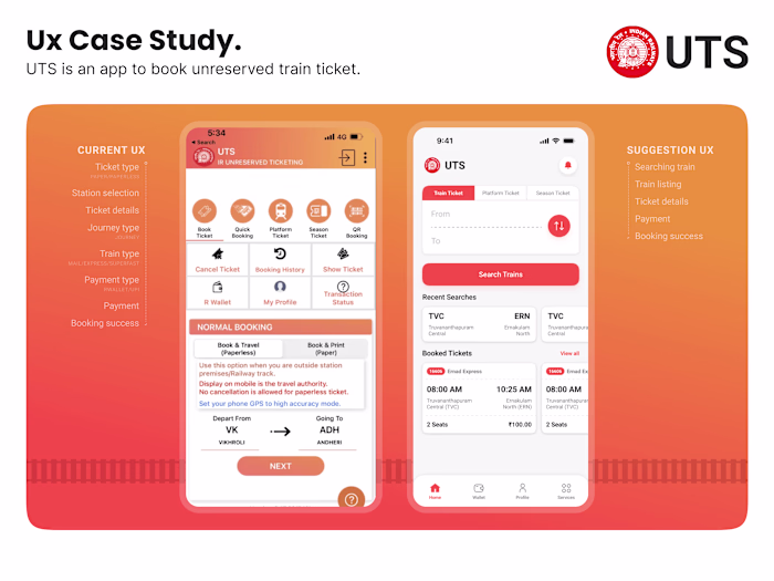 Redesign for UTS Application.
