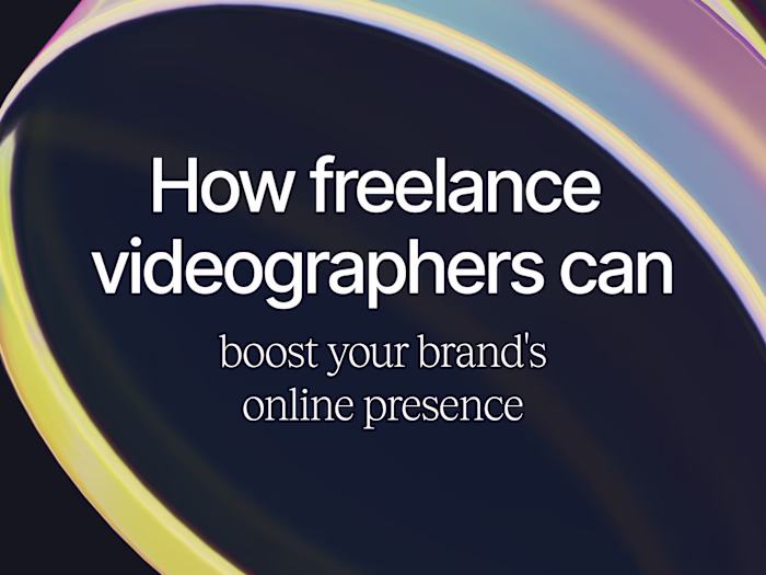 How Freelance Videographers Can Boost Your Brand's Presence