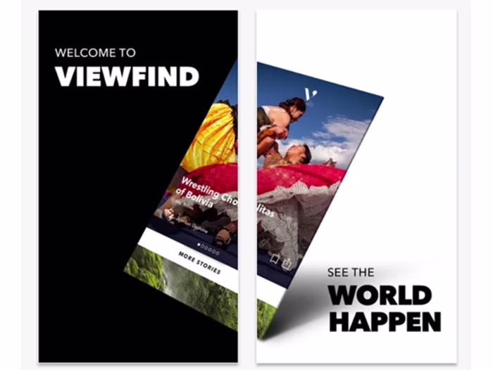 A minimalist, editorial app for visual stories