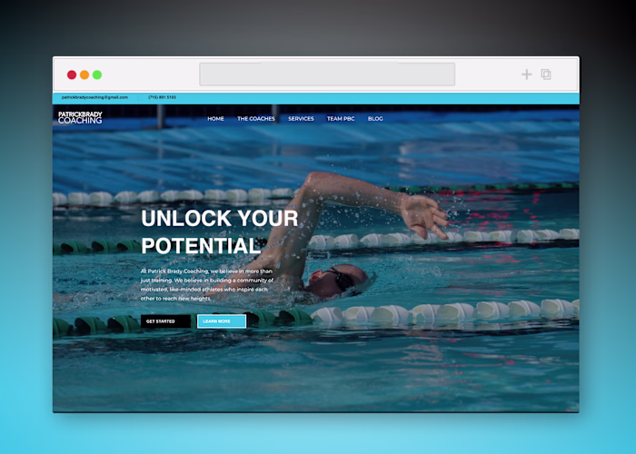 Website Development for Patrick Brady Coaching
