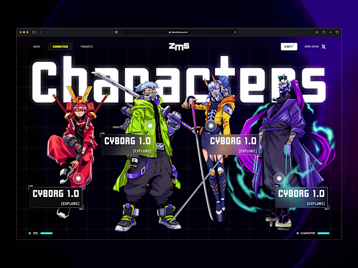 Zamasu Society Frameship Framer Website