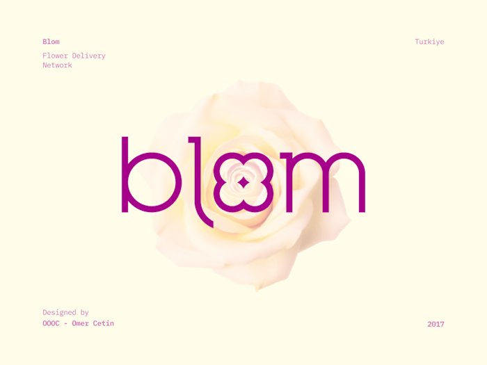 Blom Logo Design