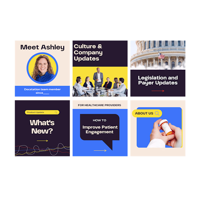 DocStation | Social Media Visual Direction & Templates