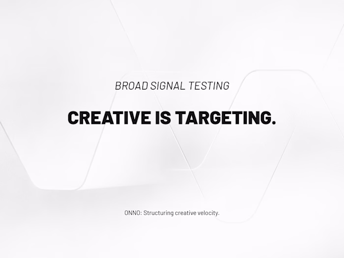 ONNO Apparel: Performance Branding & Broad Signal Testing