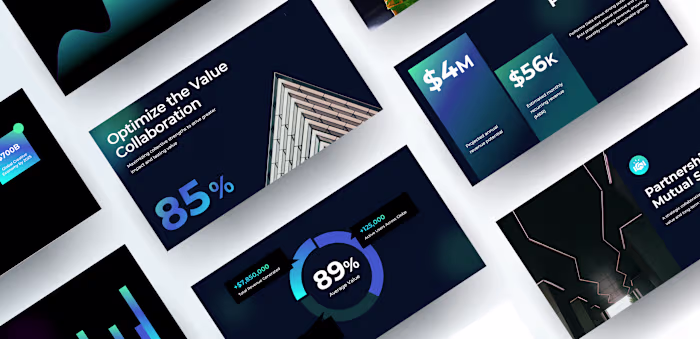 Professional Partnership Pitch Deck Design for Business Growth