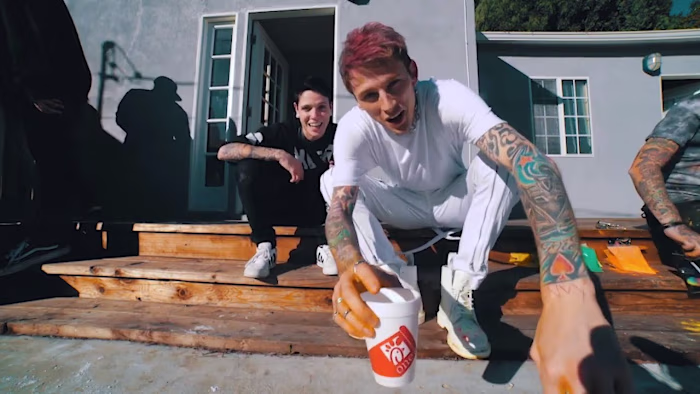 Behind the Scenes of a Machine Gun Kelly Photoshoot Feat. Grizzl