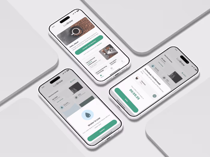 Mobile App Design -  Coffee Making App