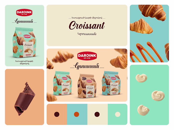 DAROINK CROISSANT, Packaging Identity
