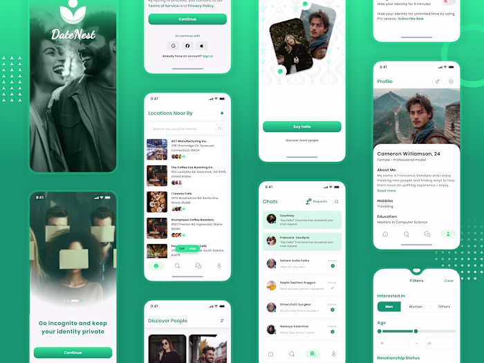 Dating mobile application