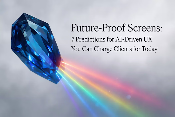 Future-Proof Screens: 7 Predictions for AI-Driven UX You Can Charge Clients for Today