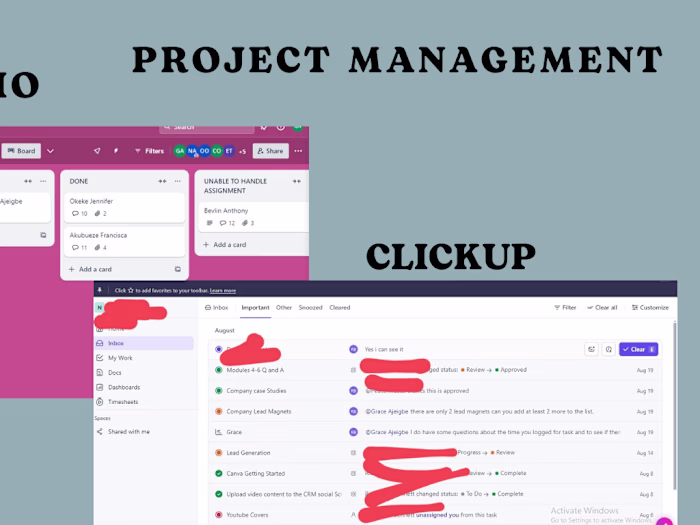 Provided Administrative Support for a Marketing Company 