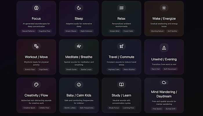 One of my favorite apps, AI-generated sounds for psychology ...