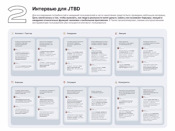 UX-Research функции «Копилка» в мобильном банке