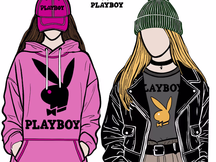 Playboy Dual Look Illustration — Sporty & Chic