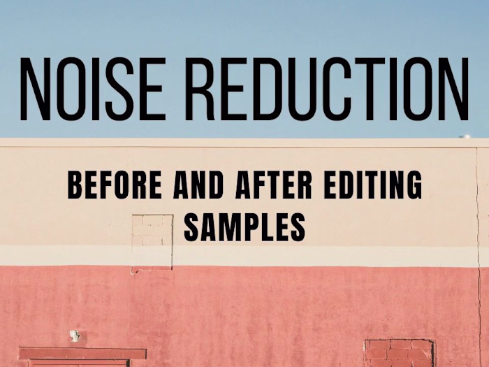 Podcast Audio Editing with samples
