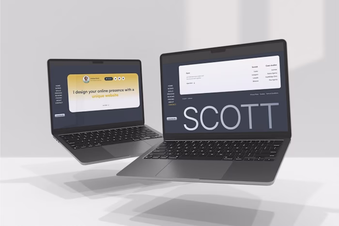 Voss - Professional Portfolio Framer Website