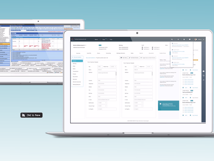Insolvency Software SaaS application