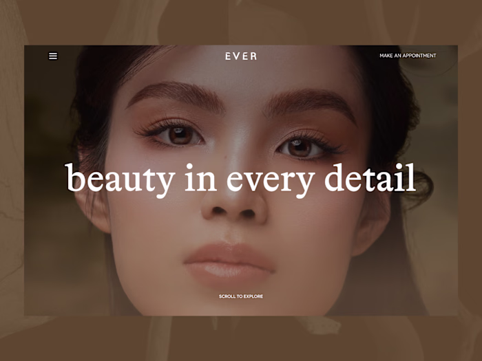 Luxury Spa & Beauty Studio Website Design