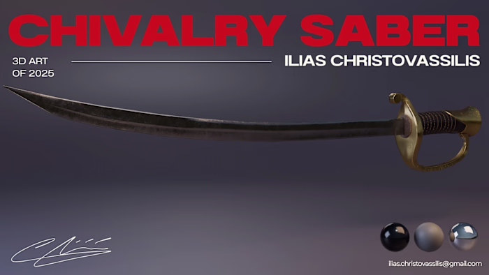 Game ready weapon Model