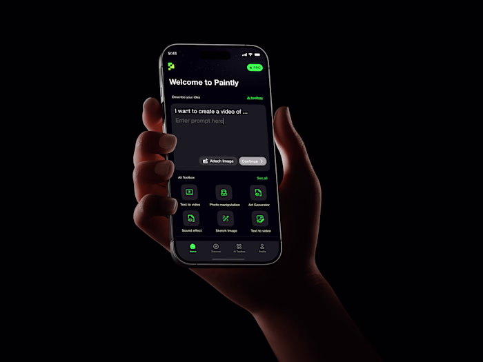 Paintly: Ao Mobile App UI/UX Design