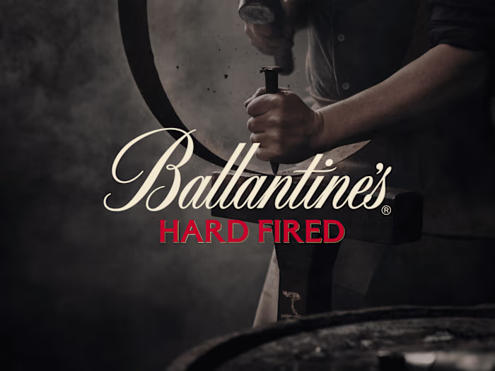 Hard Fired by Ballantine's