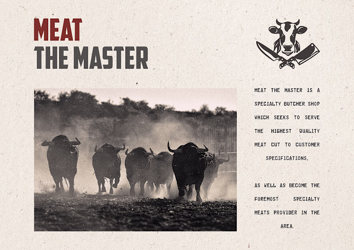 MEAT THE MASTER on Behance