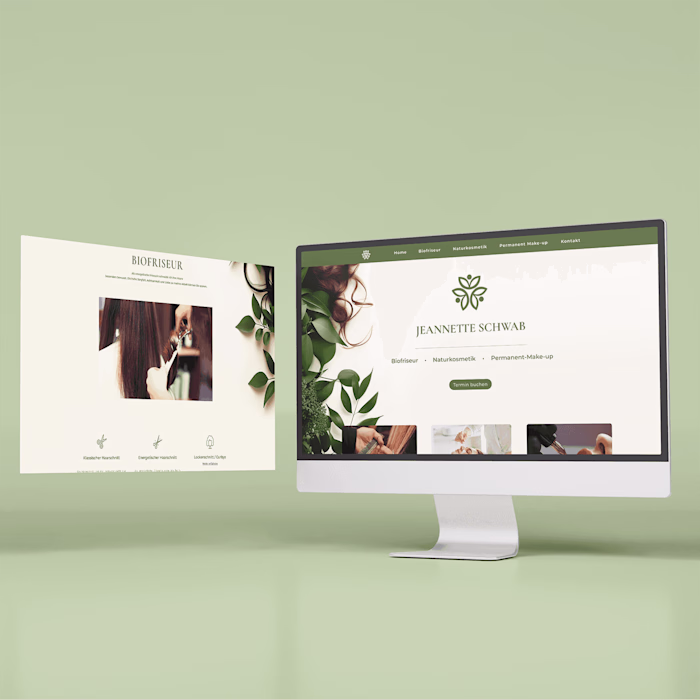 Jeannette Schwab Organic Hair Salon – Website Redesign