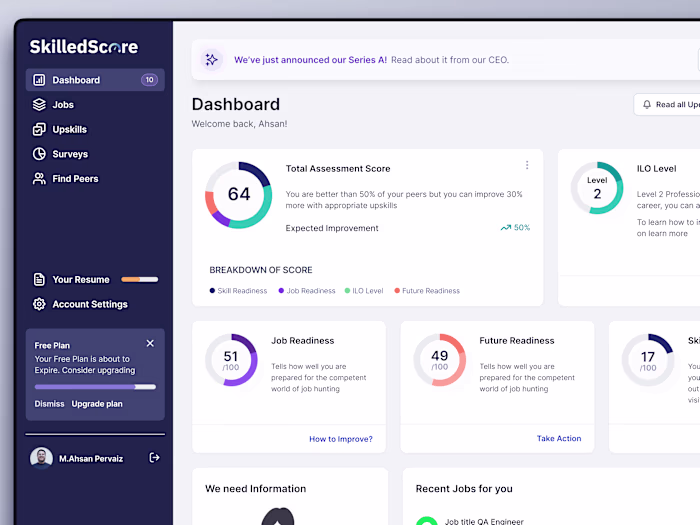 SaaS AI Product Dashboard Design :: Behance