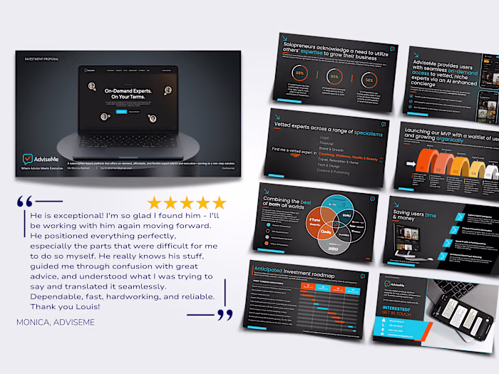 "He is exceptional! I'm so glad I found him!" 