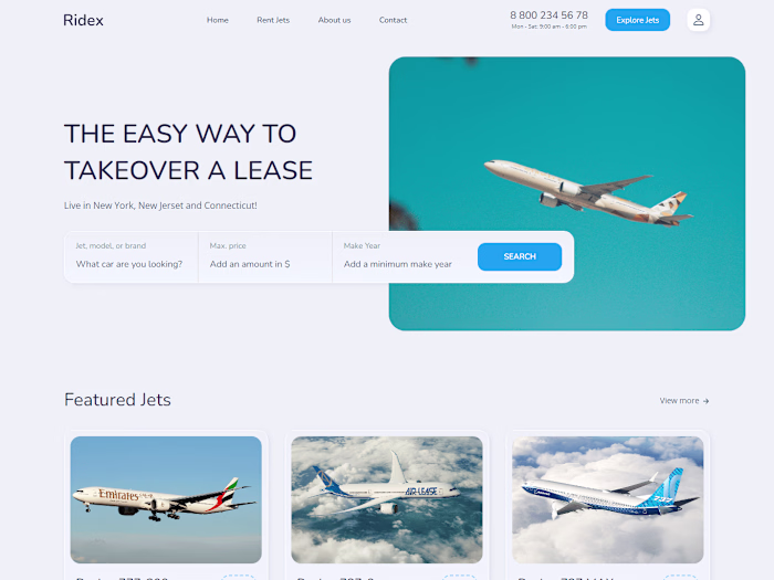 Aircraft Listing Website