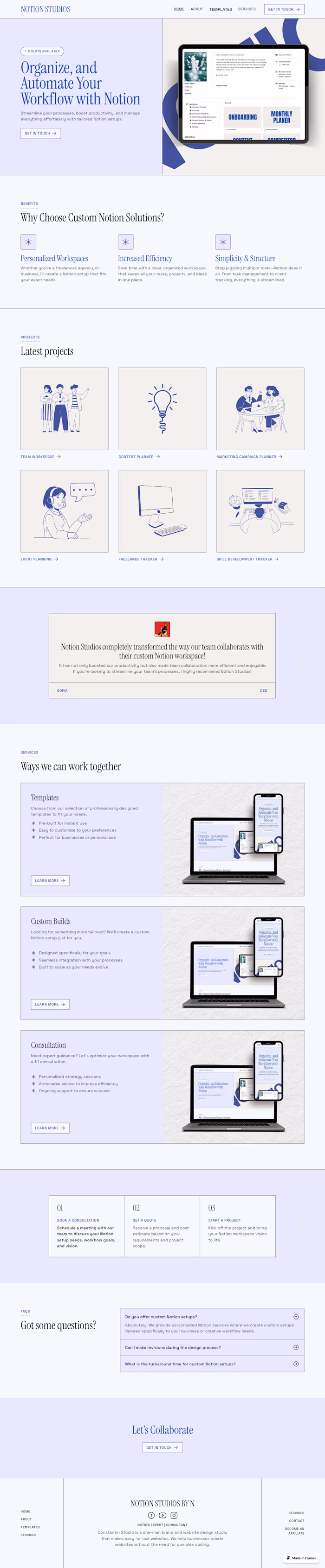 Website Design and Development
