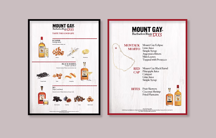 Mount Gay Rum Experiential Design