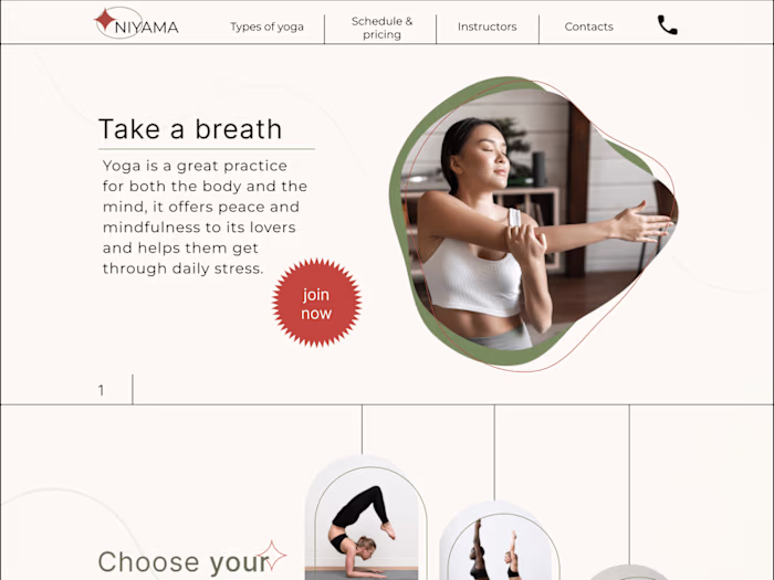 Yoga Studio Website