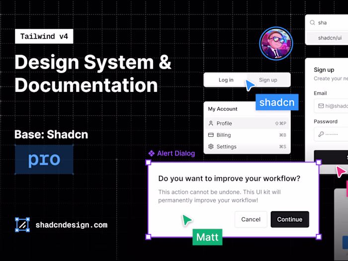 The Foundation for your Design System - shadcn/ui