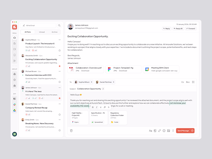 Email Dashboard