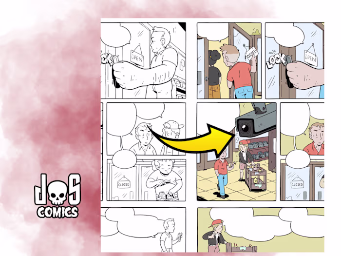 Comic Page Flatting
