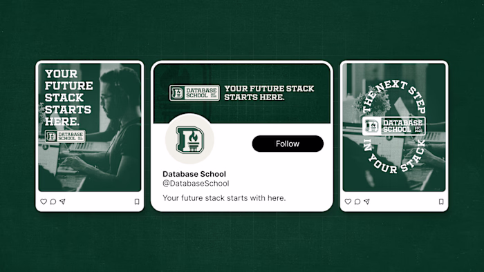 We recently did a branding project for Database School but t...