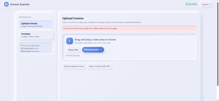 Invoice Scanner is a tool