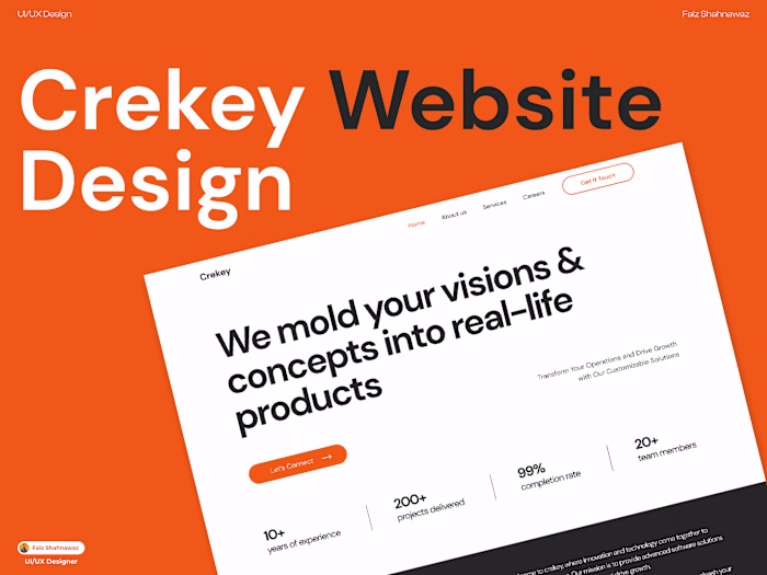 Crekey - Software Company Website Design