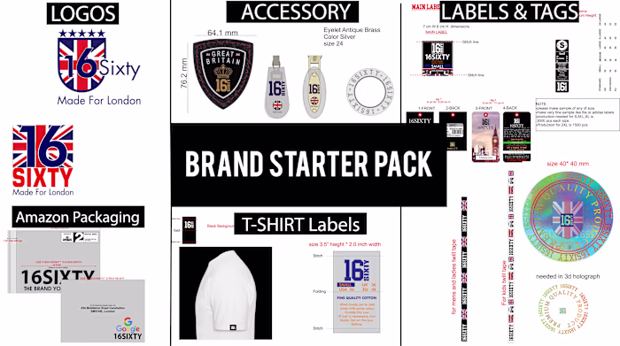 Luxury Brand Identity(Labels, Tags etc) Development