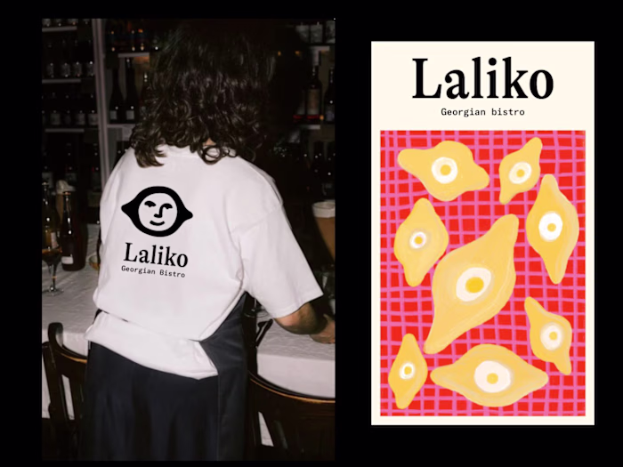 Laliko bistro brand identity – illustration & graphic design