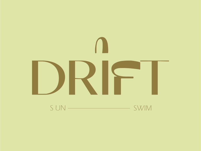 DRIFT: swimwear company brand identity