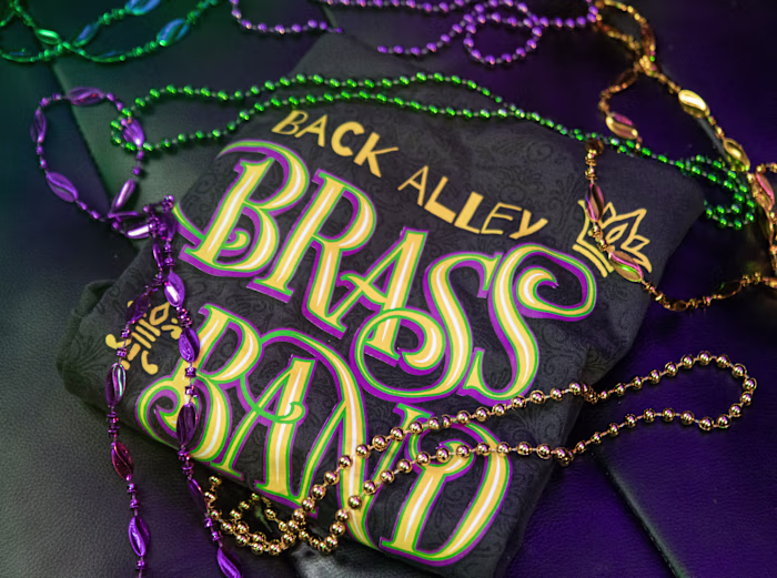 Back Alley Brass Band: Mardi Gras shirt