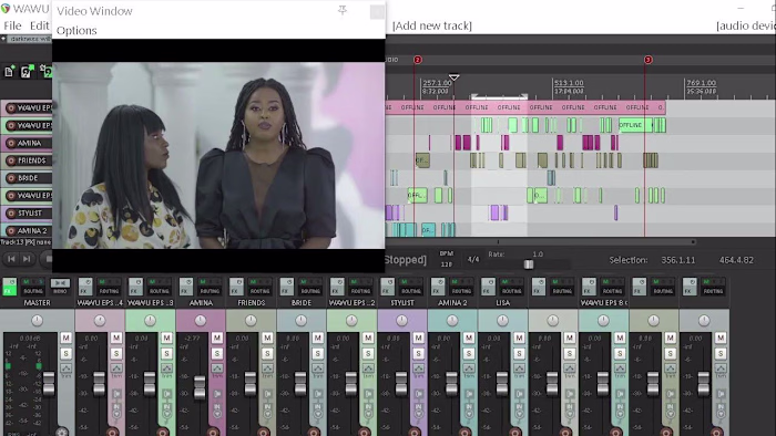 Final Mixing  for a T.V Show 